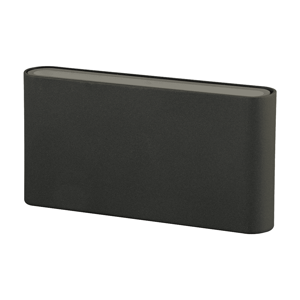 Lynx Medium LED Up & Down Wall Light 12/24V 10W 3CCT Black - 10571