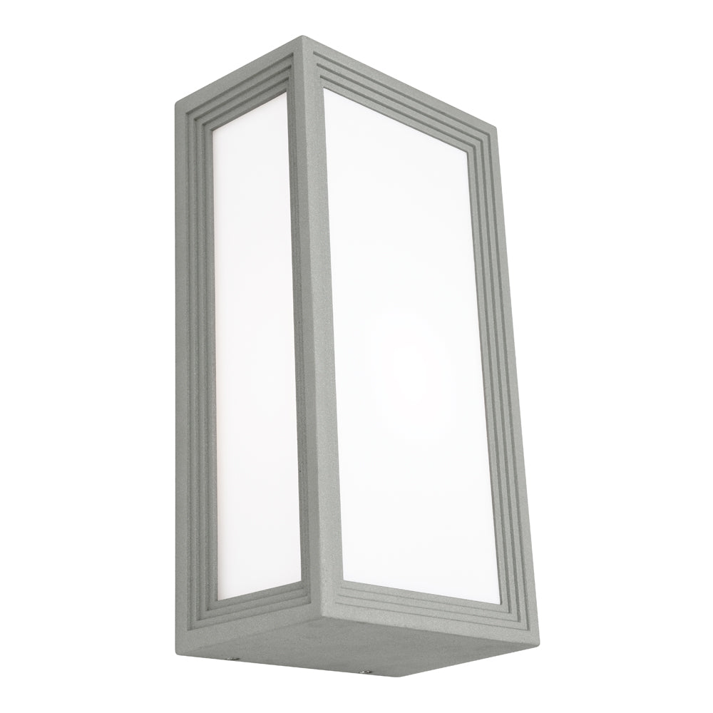 Lyon 1 Light Exterior Wall Light Silver - LYON1ESLV