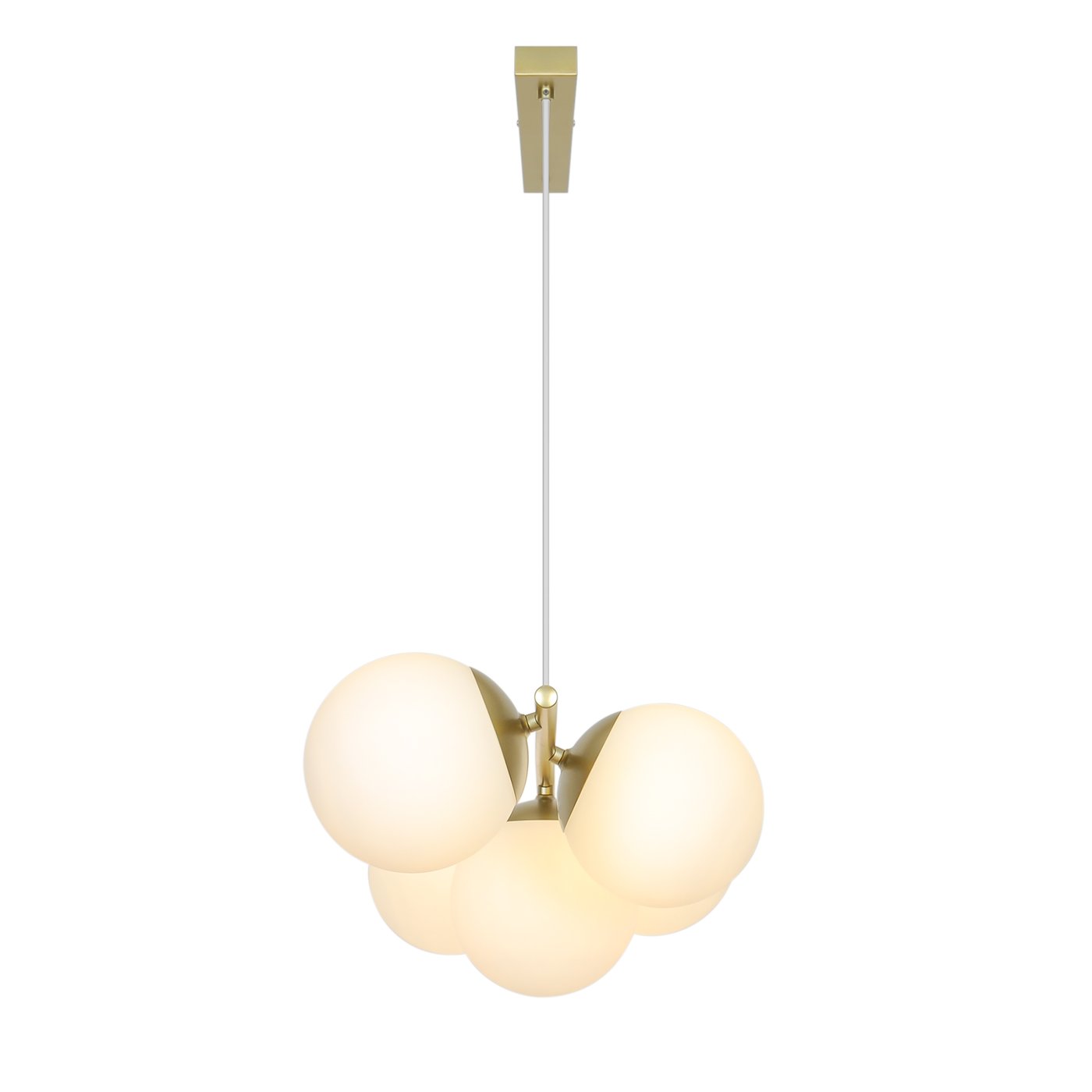 Lilly 5-Spot Pendant Light Brass - 2612623035