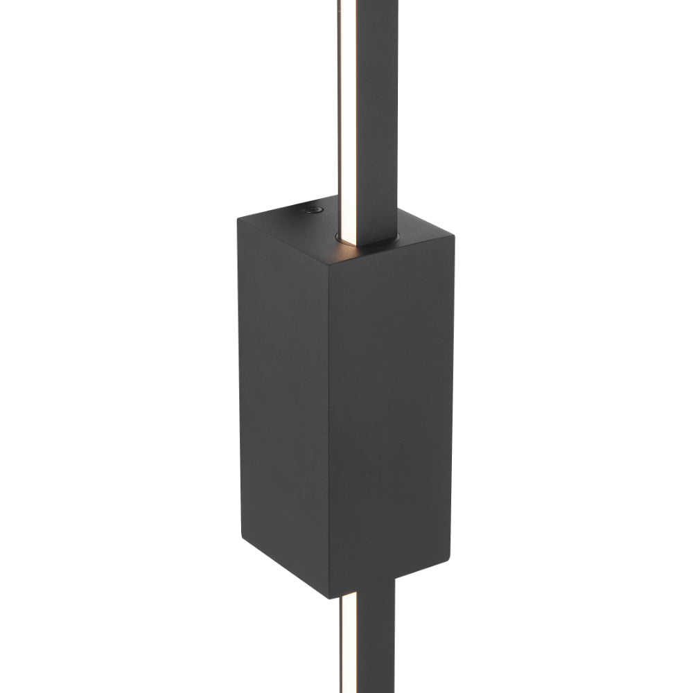 Madras 900mm LED Wall Light 12W 3000K Black - MADRAS WB90-BK