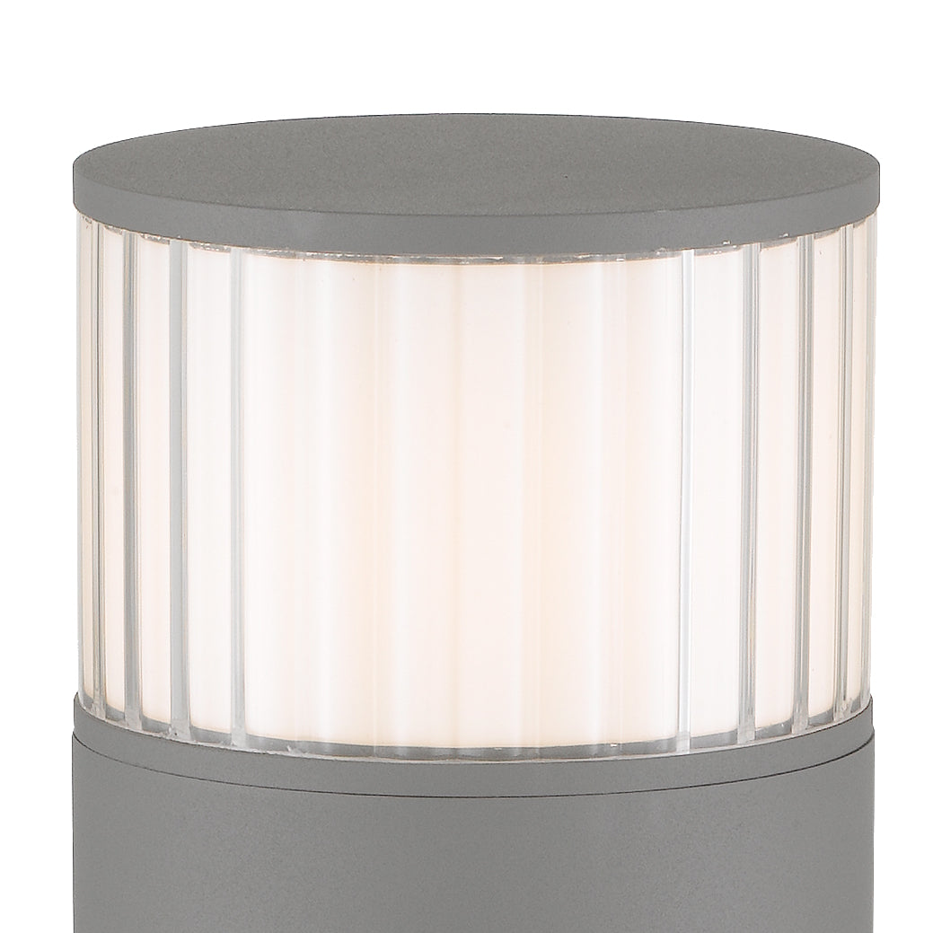 Malabo LED Bollard Light 24V/240V 12W 3000K Grey - MALABO EX.P-GY
