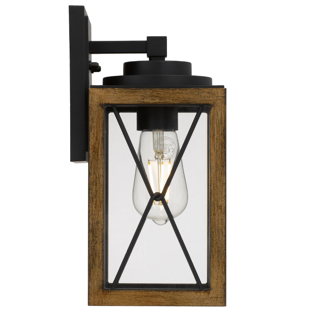 Mallory Small Exterior Wall Light Black - MALLORY EX30-BK