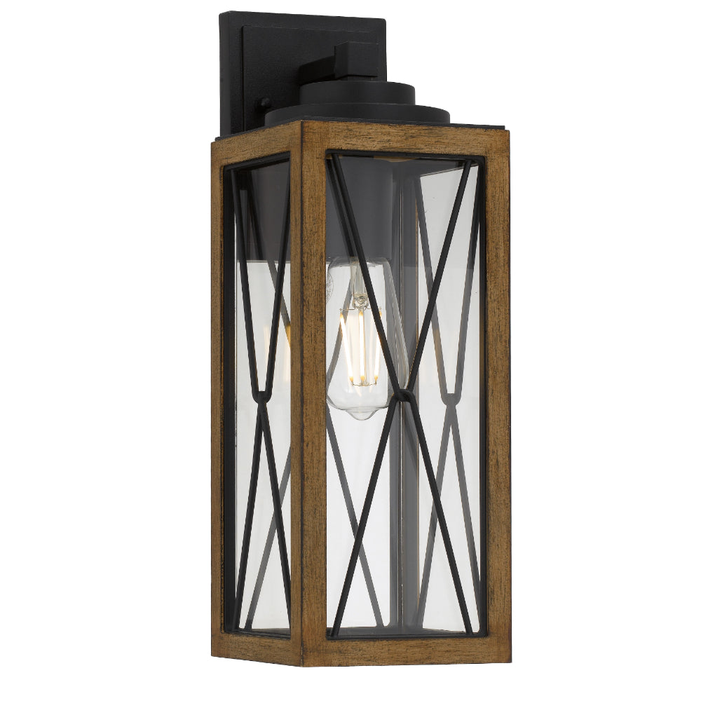 Mallory Large Exterior Wall Light Black - MALLORY EX40-BK