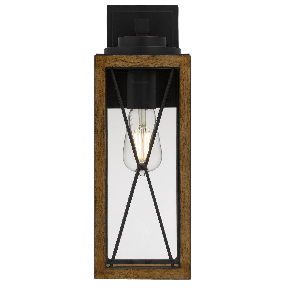 Mallory Large Exterior Wall Light Black - MALLORY EX40-BK