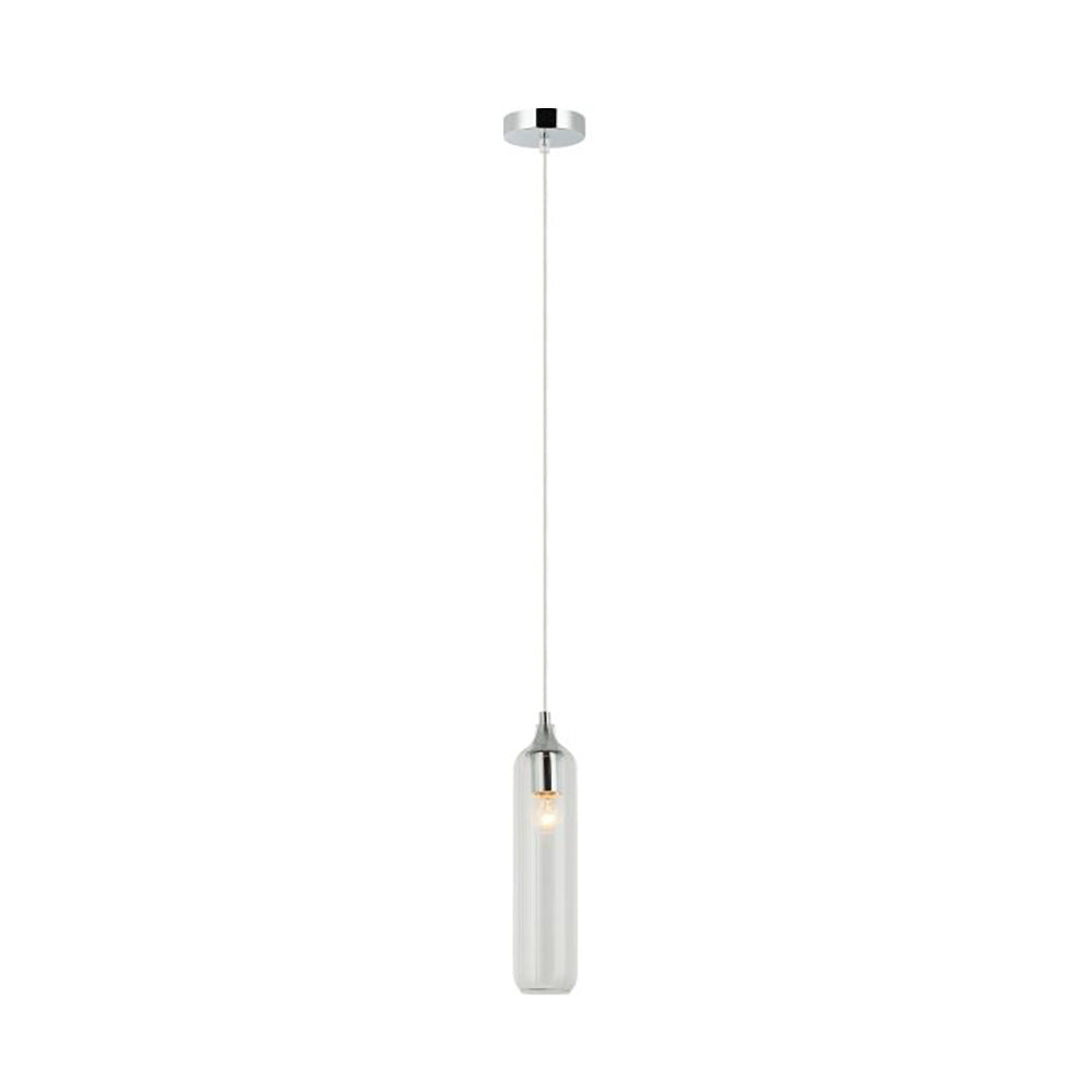 Buy Pendant Lights Australia Mange Pendant Light Cylinder Clear Glass - MANGA5