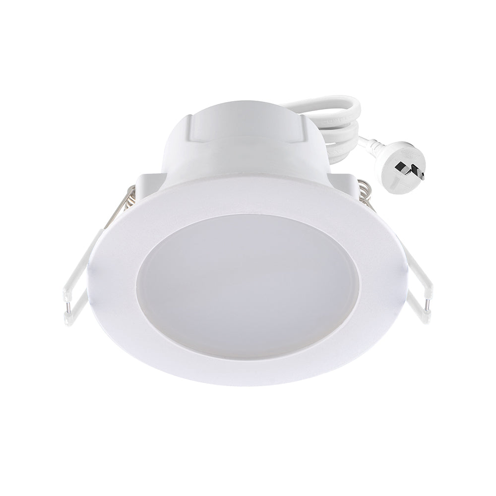 Eko Recessed LED Downlight 9W White / Cream Plastic 3CCT - MD4209W-CCT