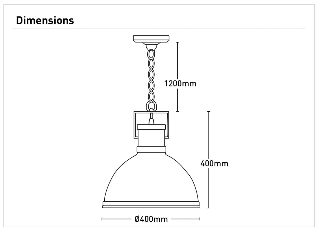 Tonic Large Pendant - MG9031L