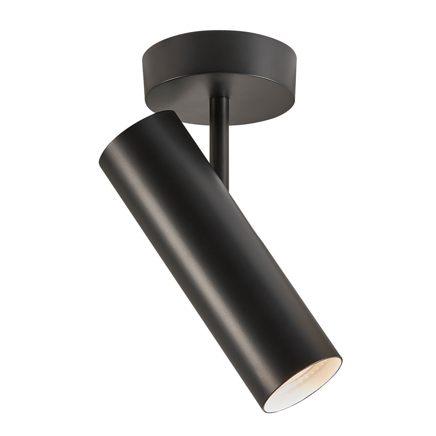 MIB Metal Semi Flush Mount Light Black - 2020666003