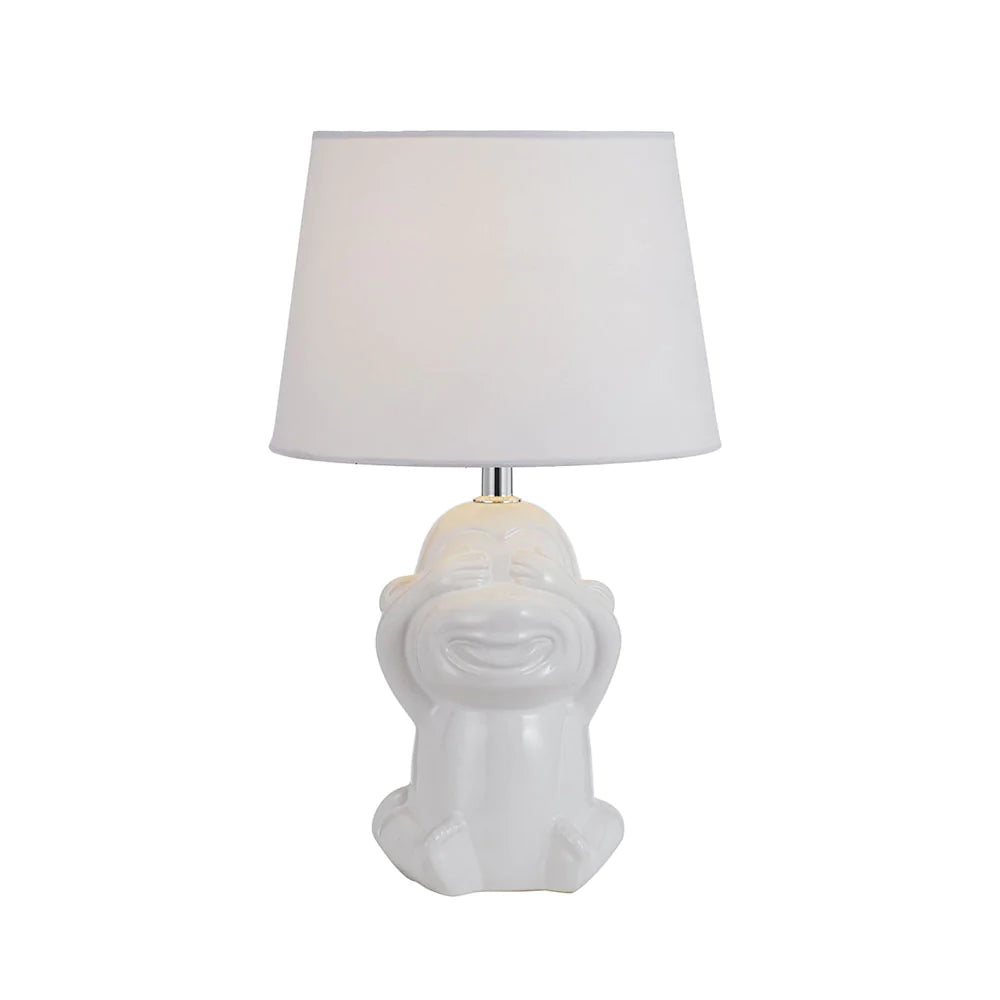 Buy Table Lamps Australia Misaru Table Lamp White Ceramic / Fabric - MISARU TL-WH