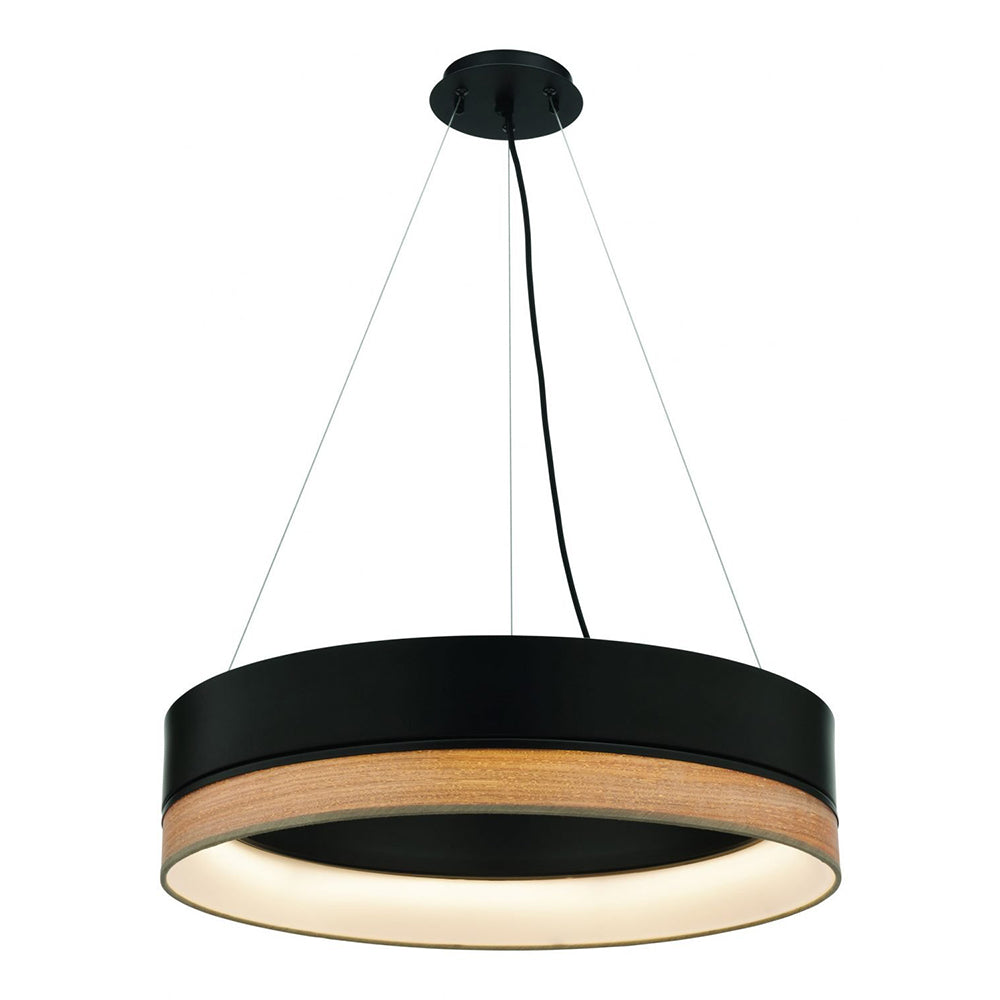 Buy Pendant Lights Australia Fitzgerald 24W LED Pendant Black - ML7224BLK