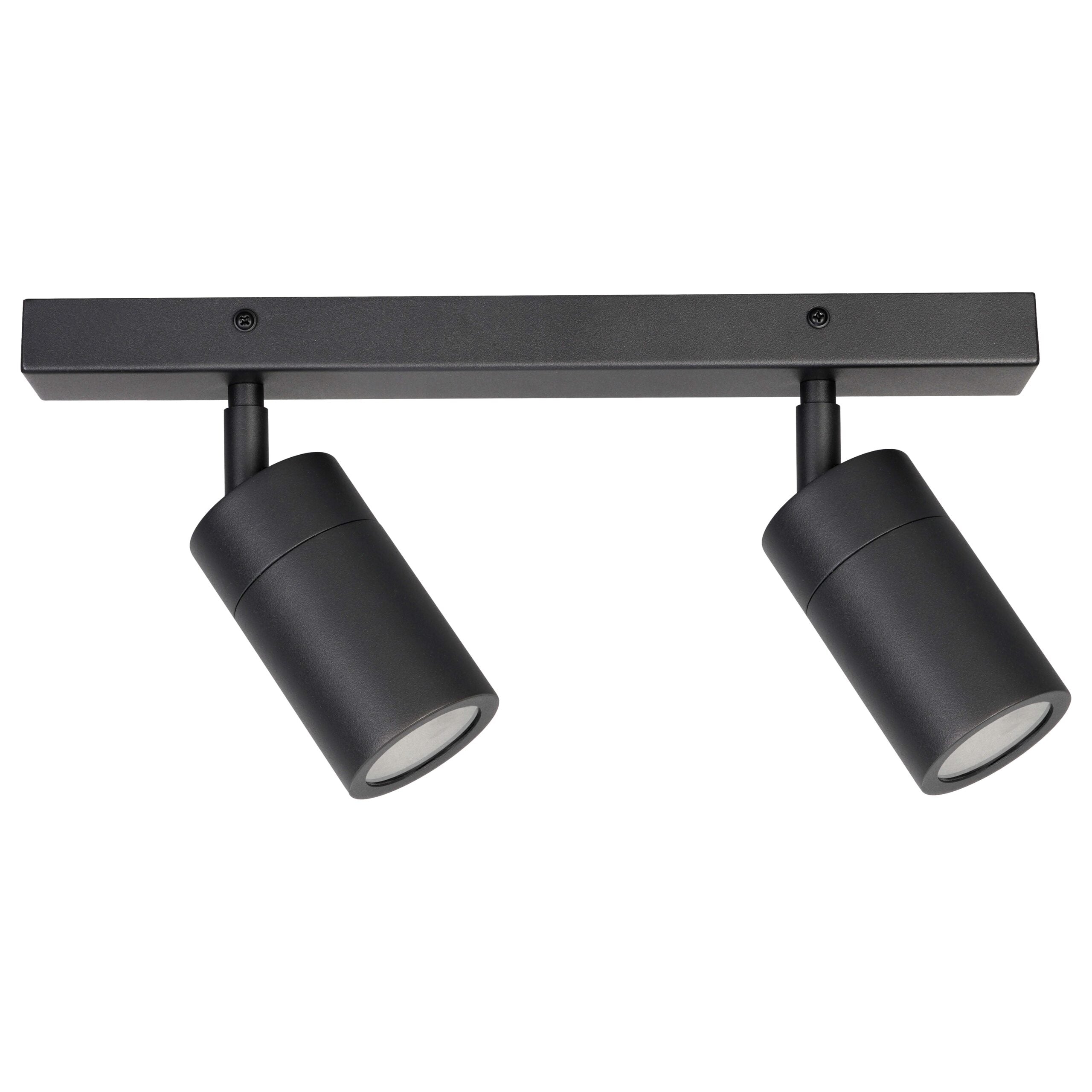 Crest Two Light Spotlight Matt Black - MLCS2M