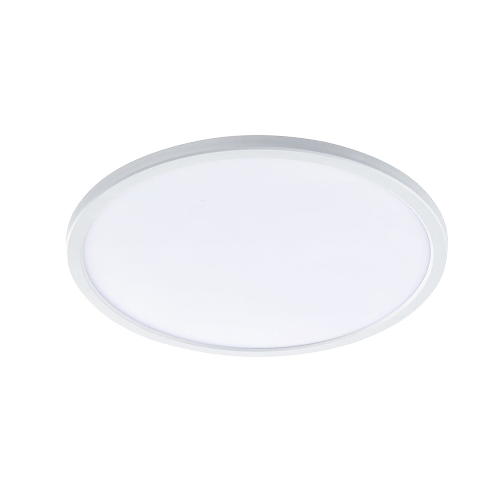 Fino Ultrathin 350mm Dimmable LED Oyster Light 24W White TRI Colour - MLFO34524WD