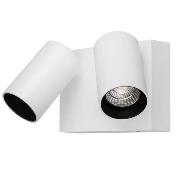 Capri LED 2 Light Spotlight 9W TRI Color White - MLXC3452W