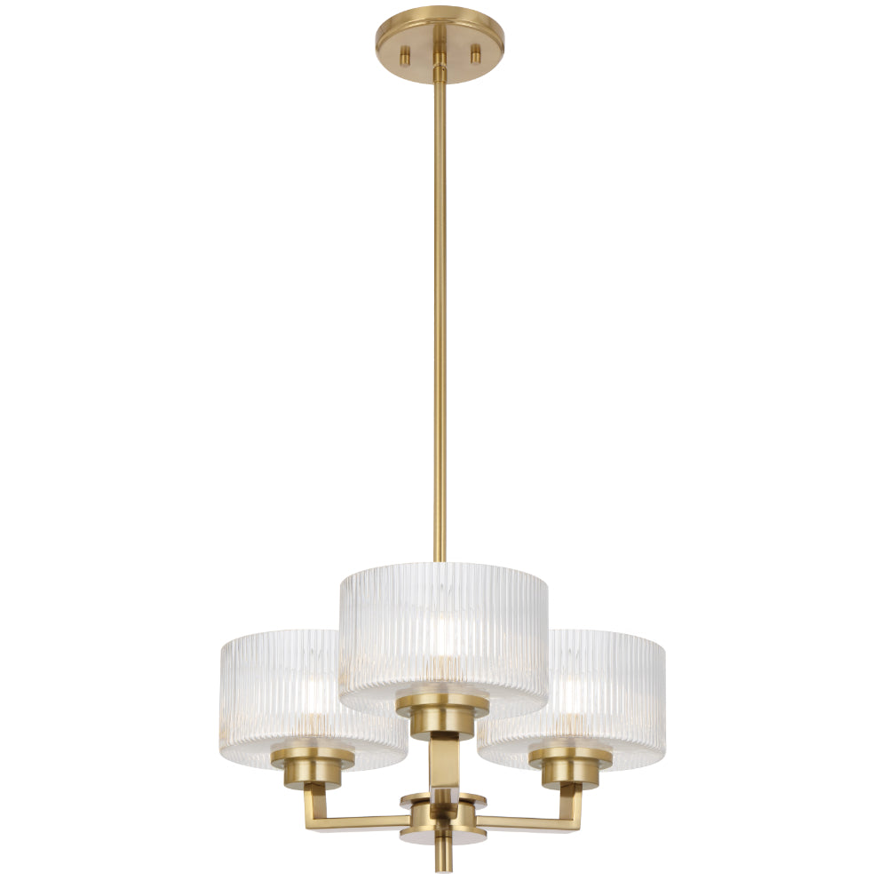 Moreno II 3 Light Pendant Antique Gold - MORENO2 PE3-AG