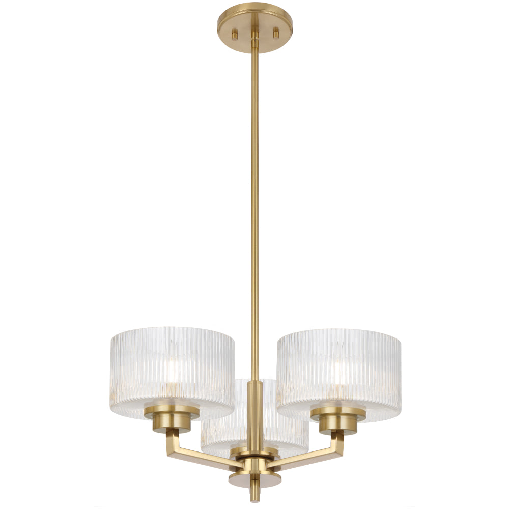 Moreno II 3 Light Pendant Antique Gold - MORENO2 PE3-AG