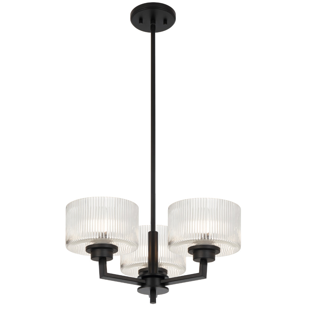 Moreno II 3 Light Pendant Black - MORENO2 PE3-BK
