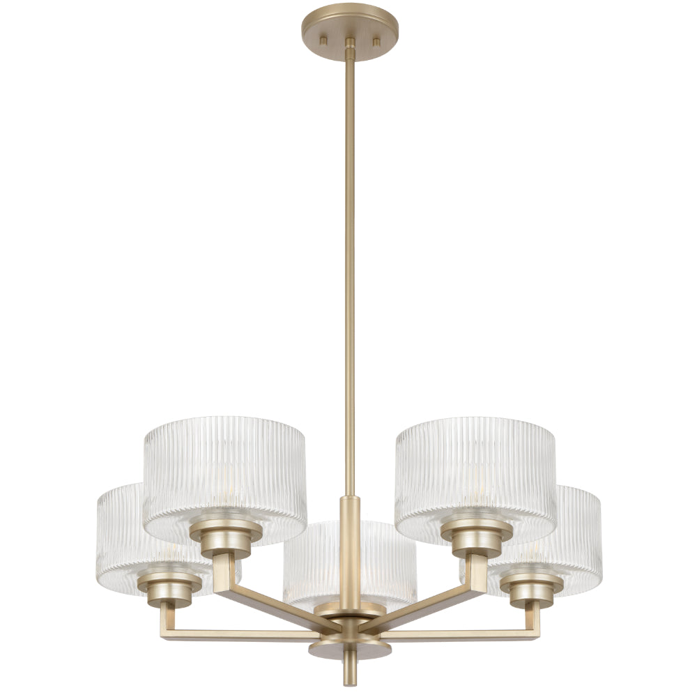 Moreno II 5 Light Pendant Antique Silver - MORENO2 PE5-AS