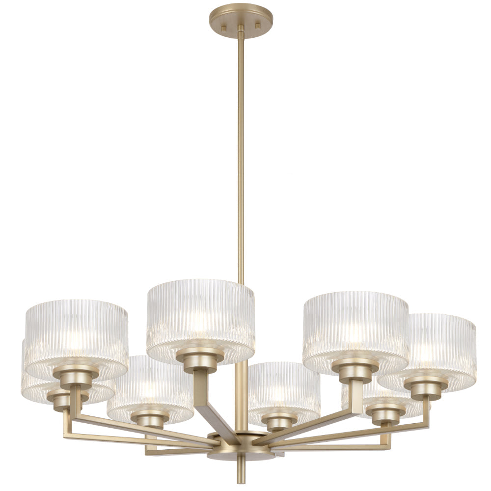 Moreno II 8 Light Pendant Antique Silver - MORENO2 PE8-AS