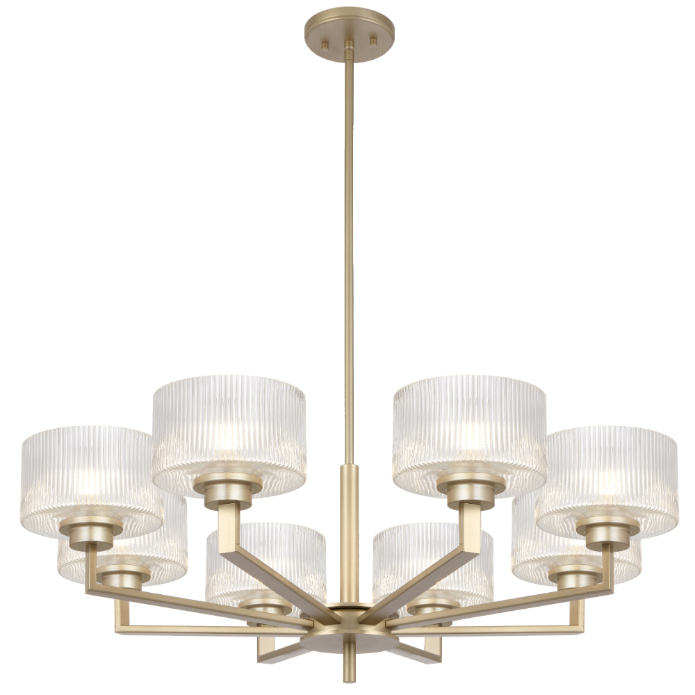 Moreno II 8 Light Pendant Antique Silver - MORENO2 PE8-AS