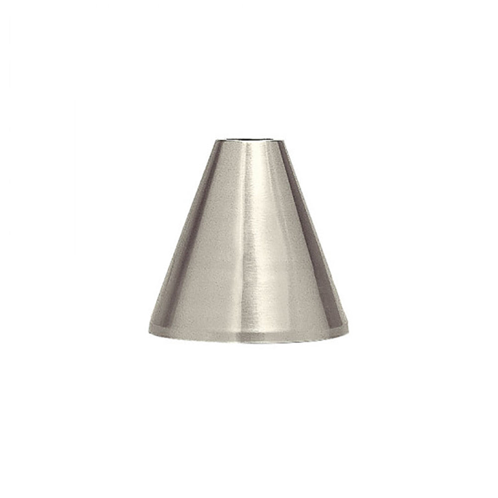 Buy Lamp Shades Australia Tapered Lamp Shade Satin Chrome Metal - MST-SC