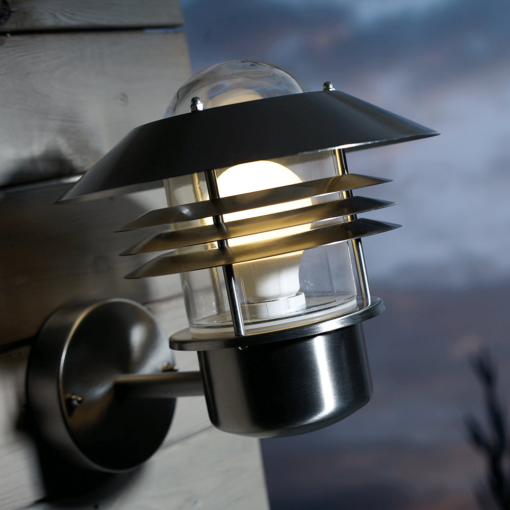 Buy Exterior Wall Lights Australia Vejers Exterior Wall Light Stainless Steel - 25091034