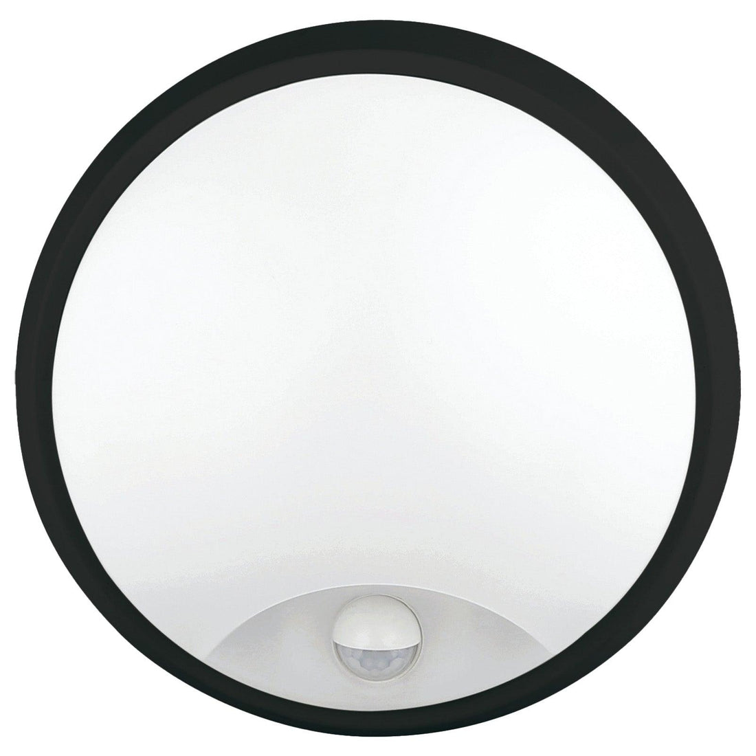 Fletcher II Round LED Bunker Light With Sensor 10W Tri Colour Matte Black & Matte White - MX1210R-CCT-SEN