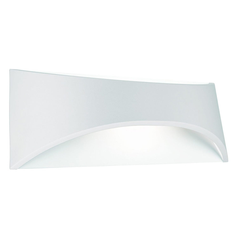 Wells 12W LED Exterior Wall Light CCT White - MX9512WHT-CCT