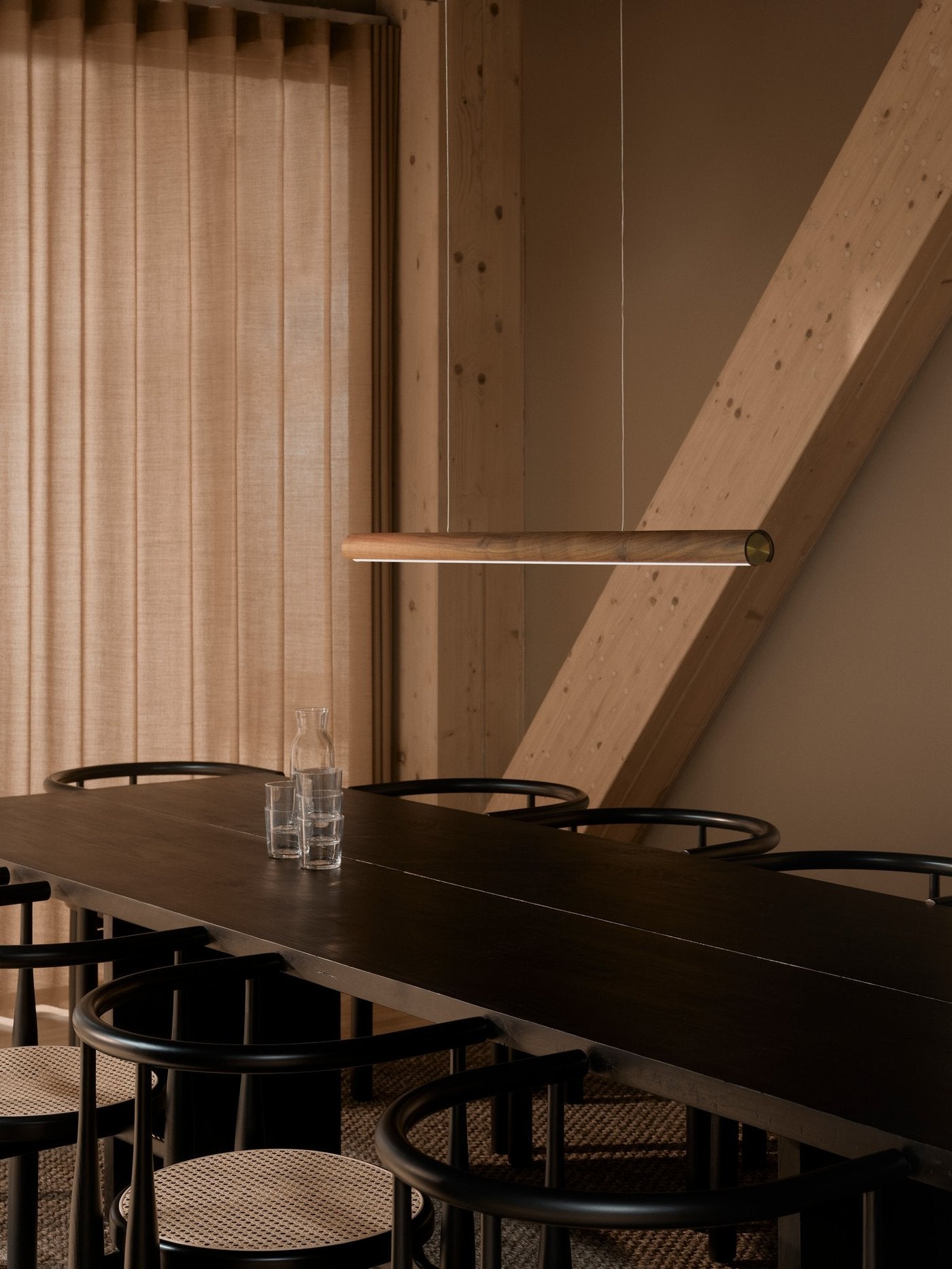 Akeno LED Pendant Light 25W 3000K Brown - 2620113014
