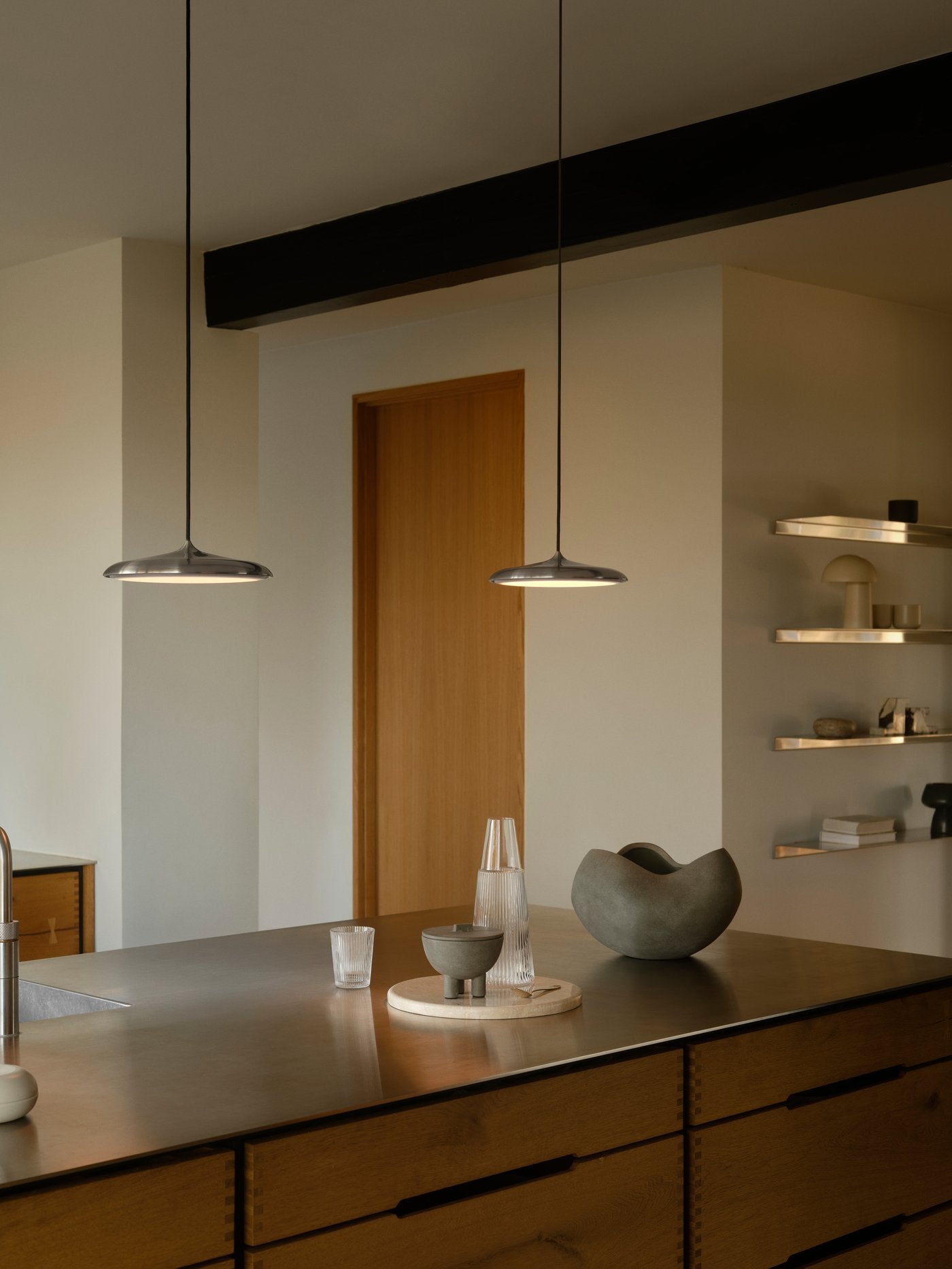 Artist LED Small pendant Light 14W 3000K Stainless Steel - 2420203034