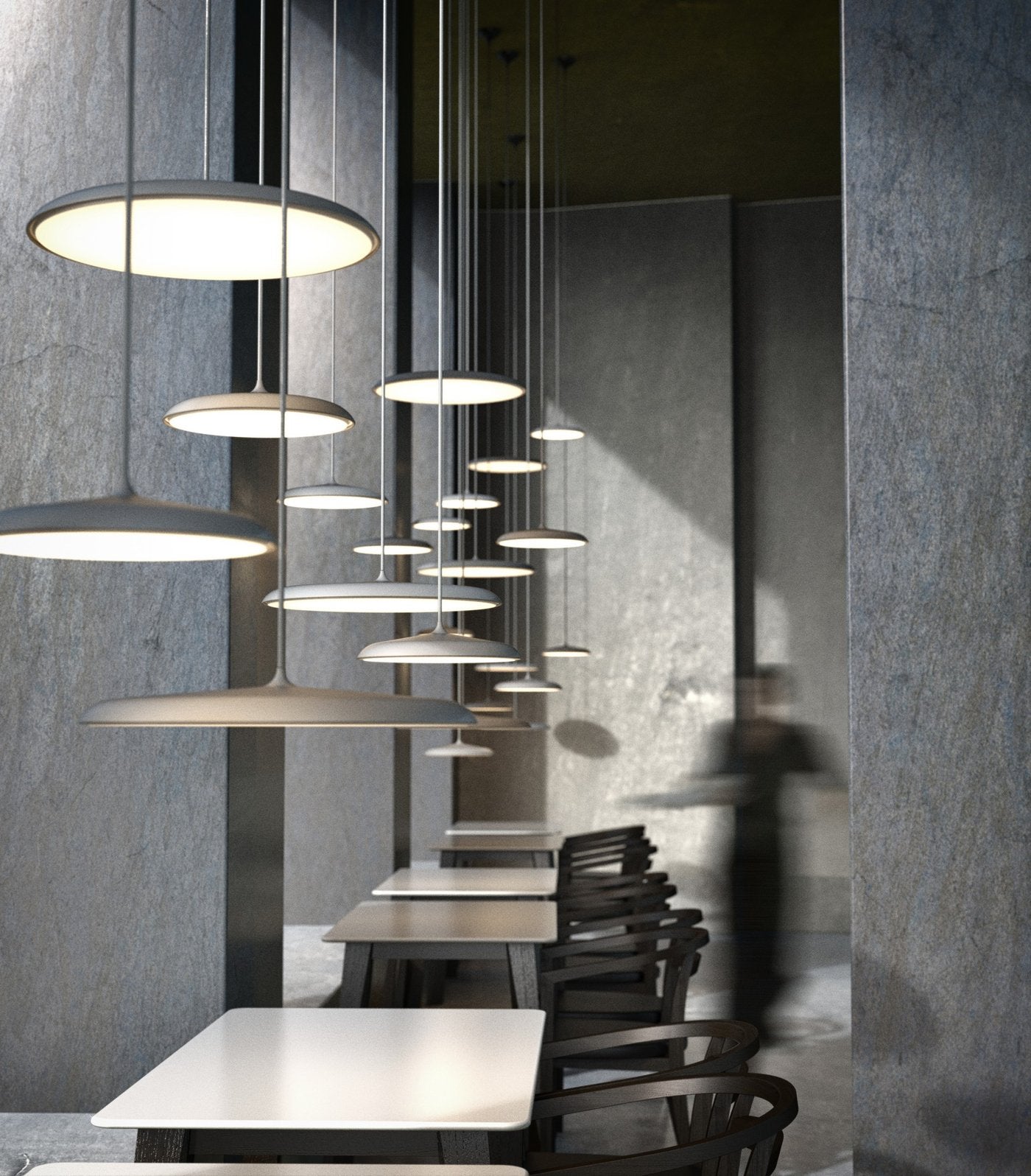 Artist LED Pendant Light 25W 3000K Grey - 2420223010