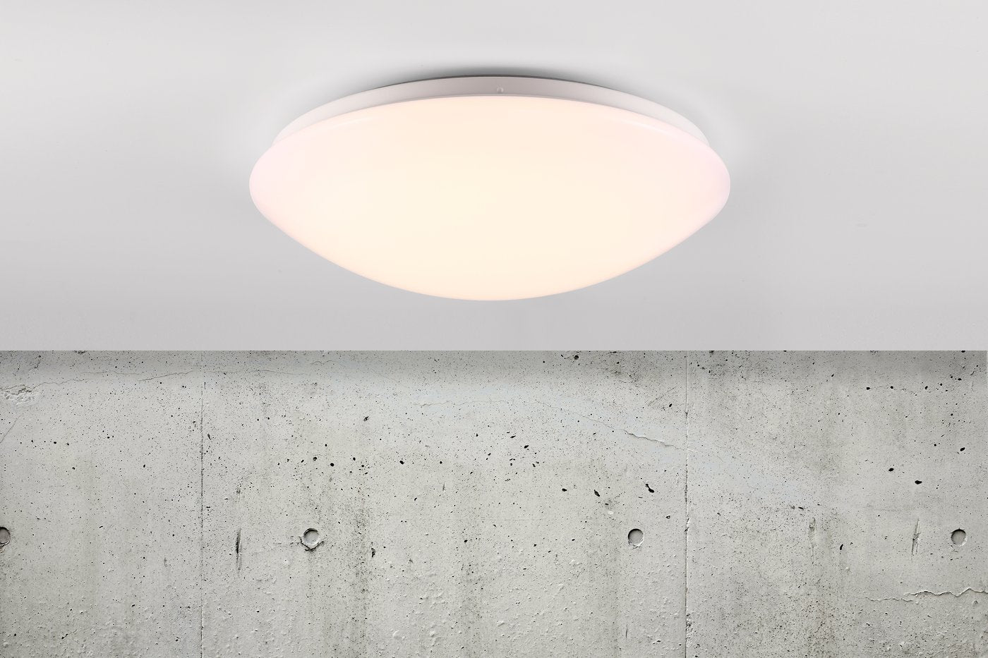 Ask 360mm LED Flush Mount Light 16W 3000K White & Matt White - 45376001