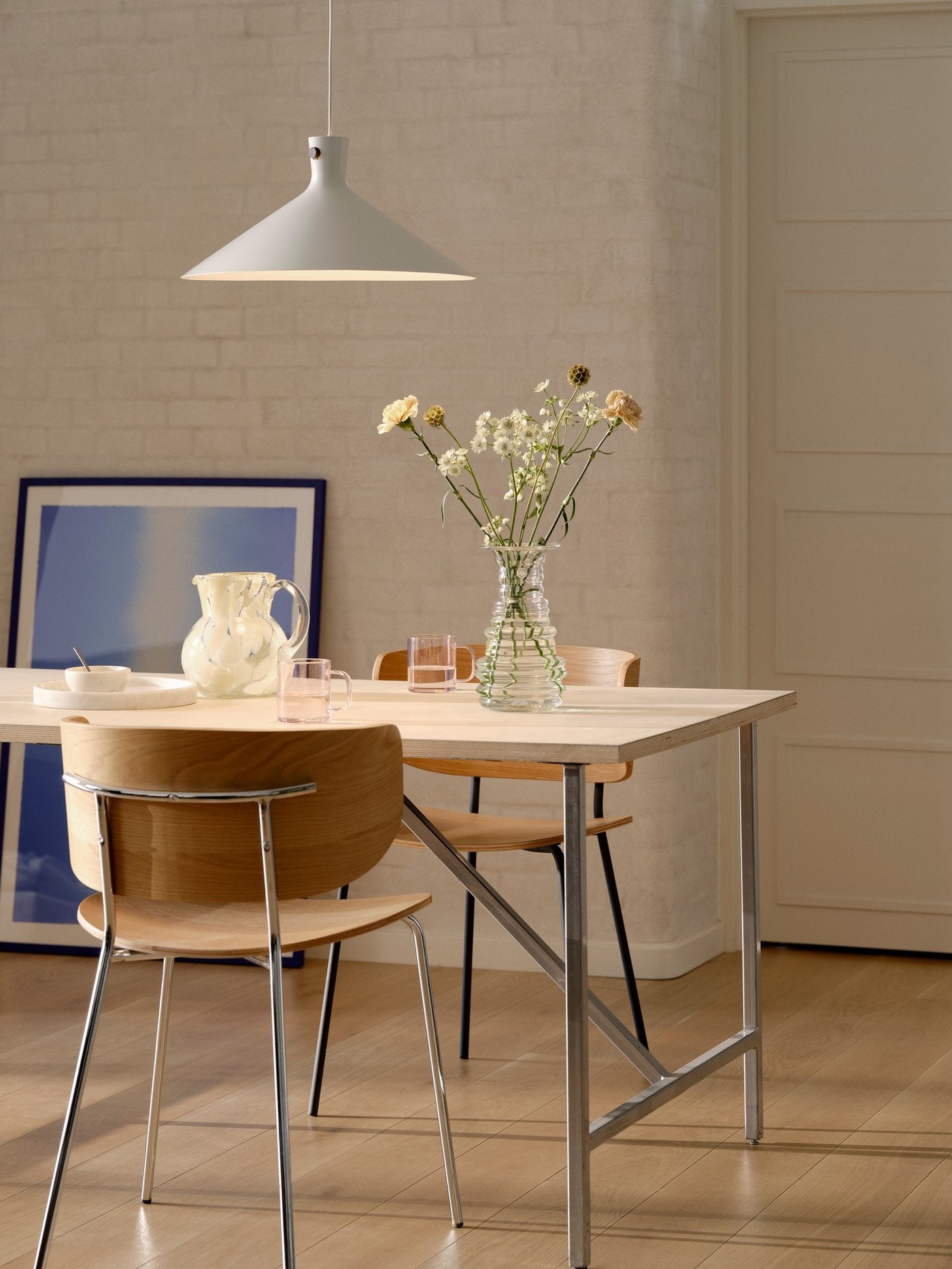 Dorina 450mm Pendant Light White - 2512143001
