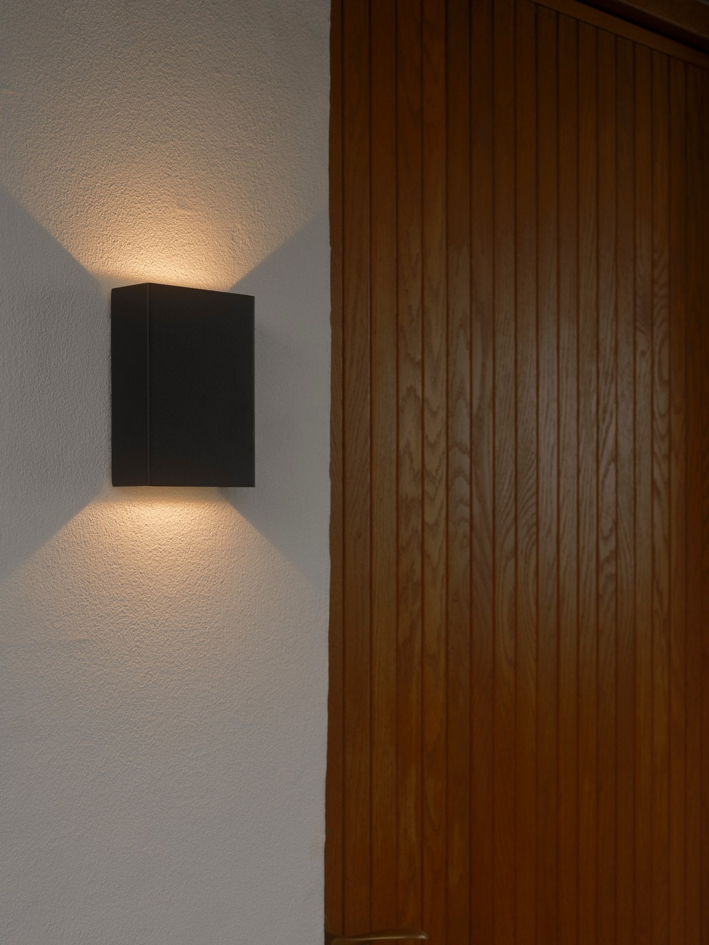 Fold 106mm Up & Down Wall Light 8W 3000K Seaside Black - 2518031203