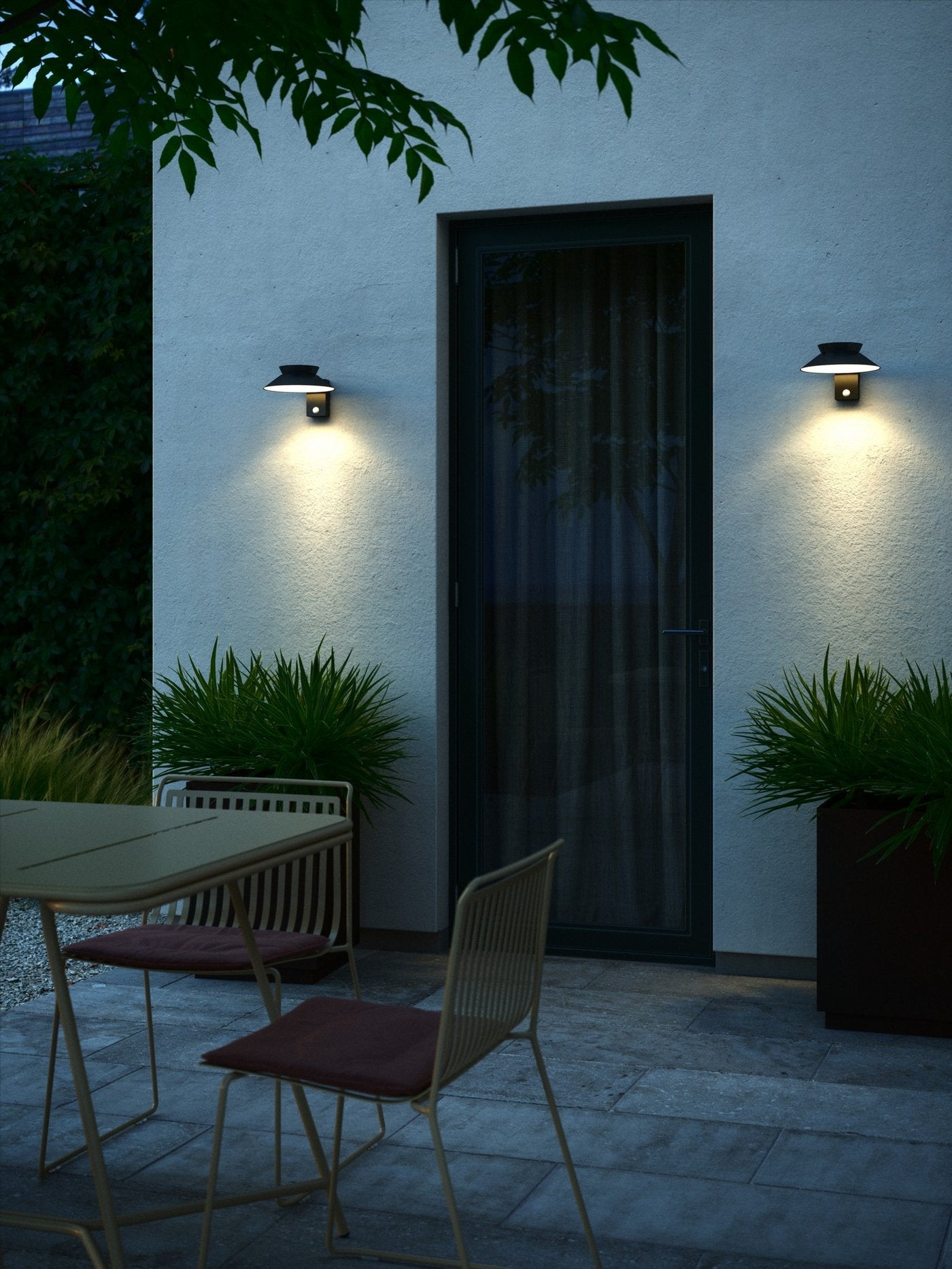 Justina Solar Wall light 5W 3000K Black - 2418071003