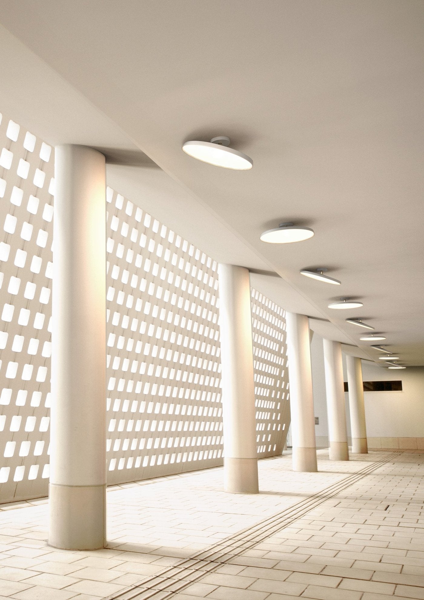 Kaito LED Semi-Flush Mount Light 24W 3000K White - 2320556001