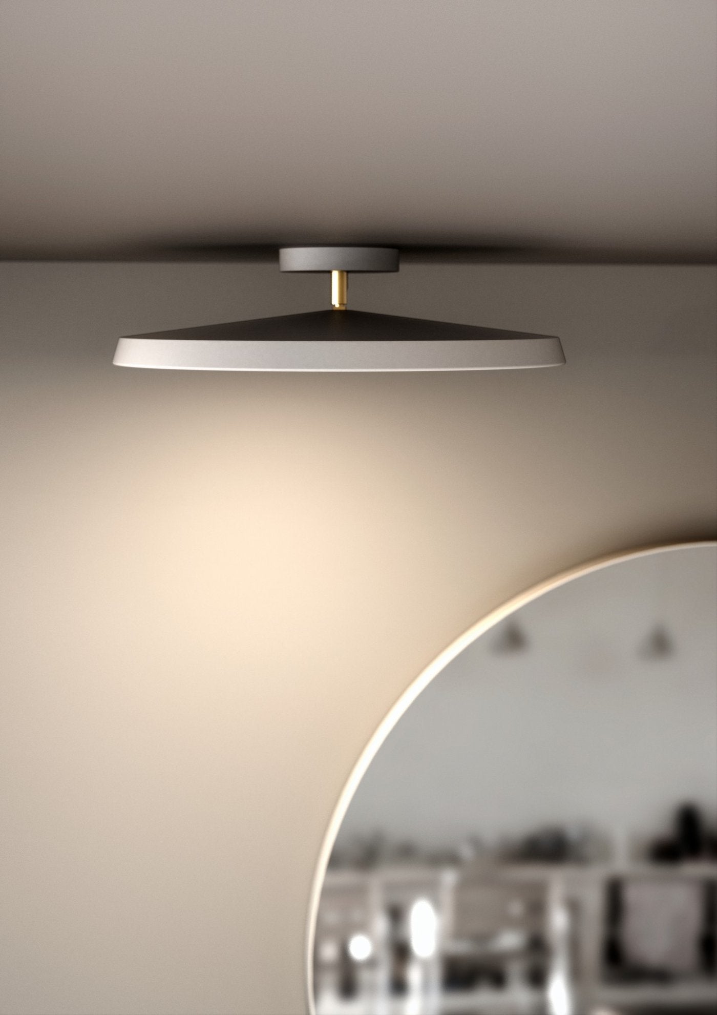 Kaito LED Semi-Flush Mount Light 24W 3000K White - 2320556001