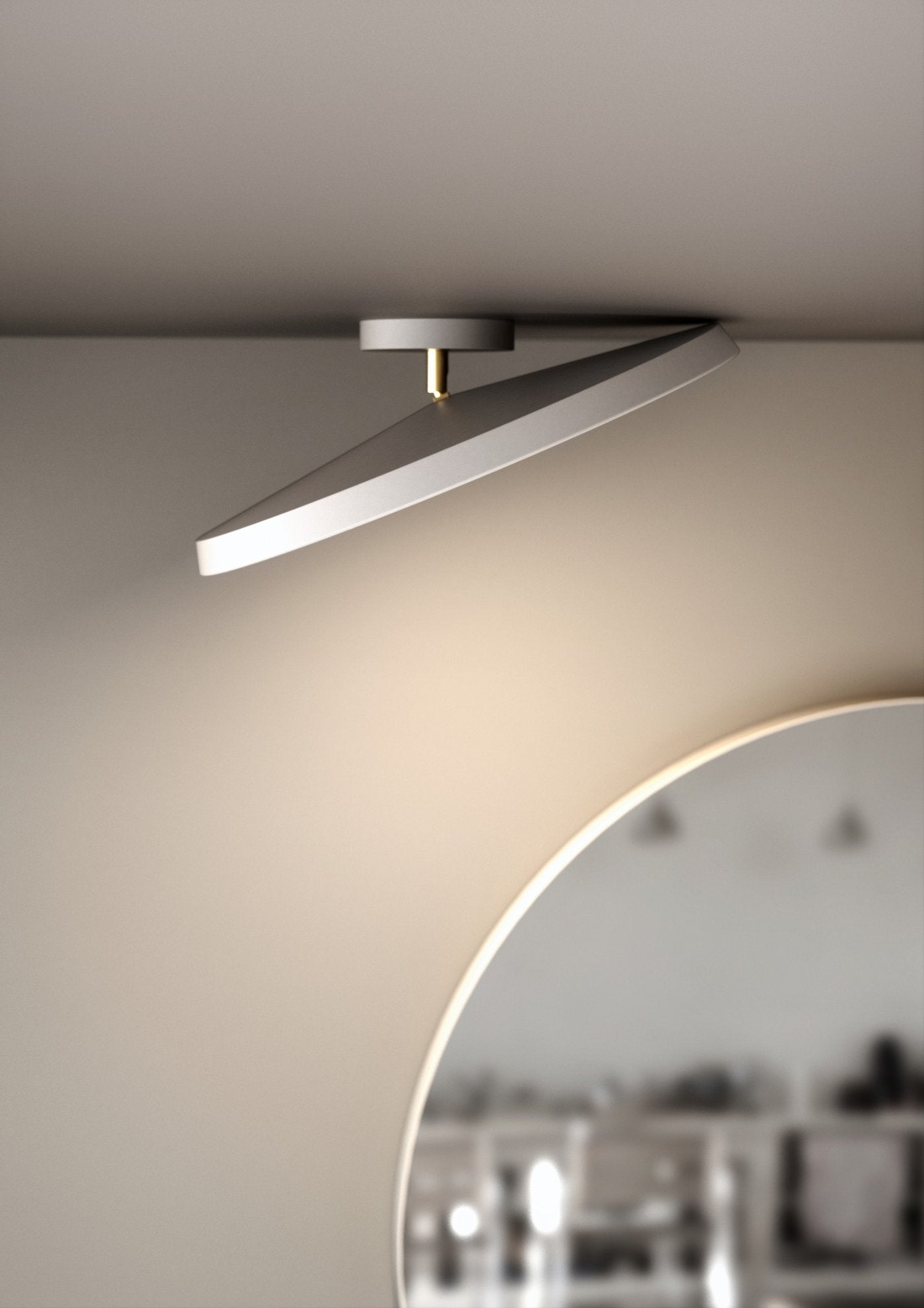 Kaito LED Semi-Flush Mount Light 24W 3000K White - 2320556001