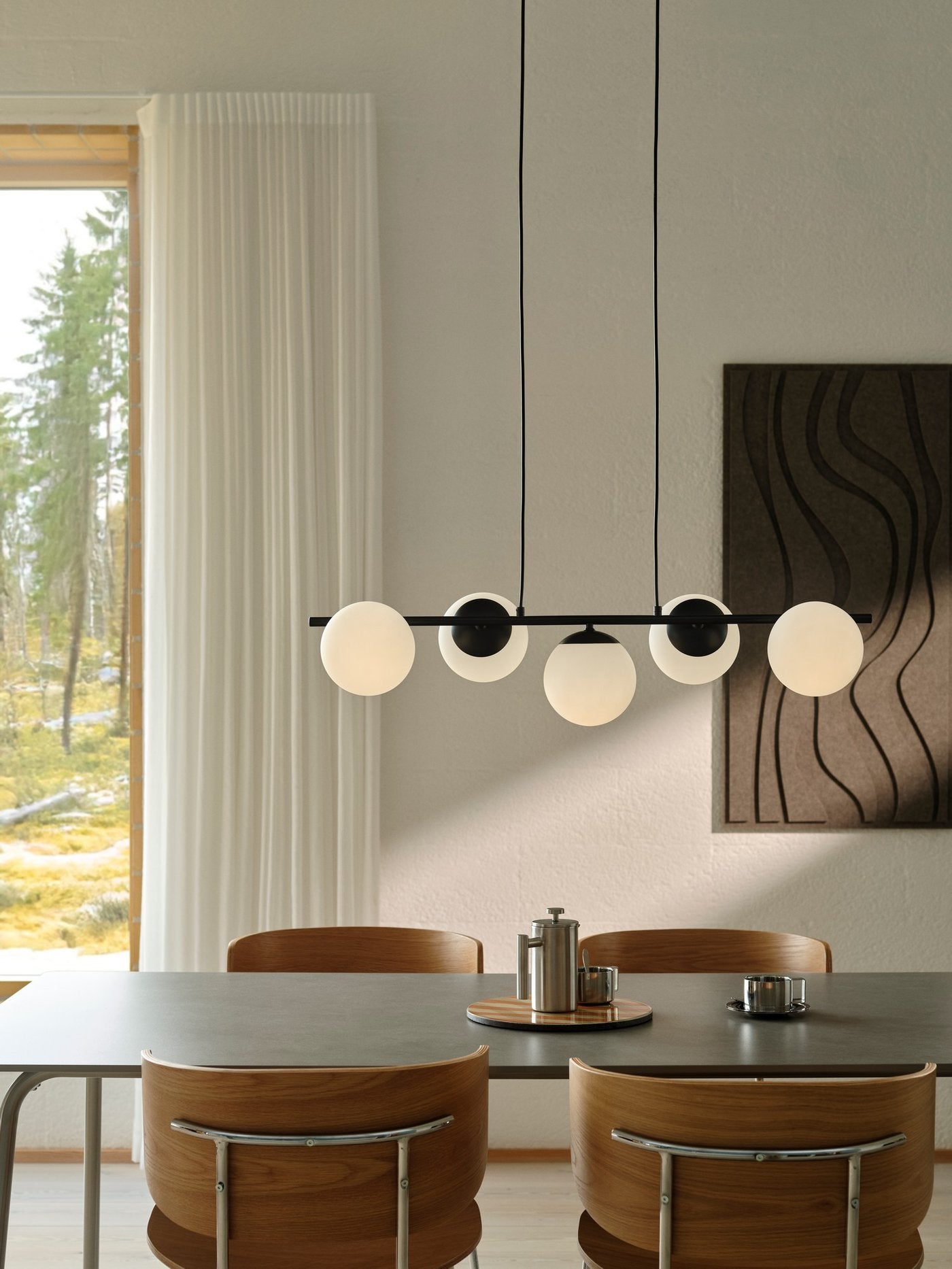 Lilly 5-Spot Pendant Light Black - 2612623003