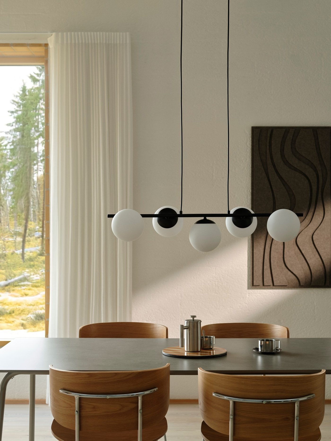 Lilly 5-Spot Pendant Light Black - 2612623003