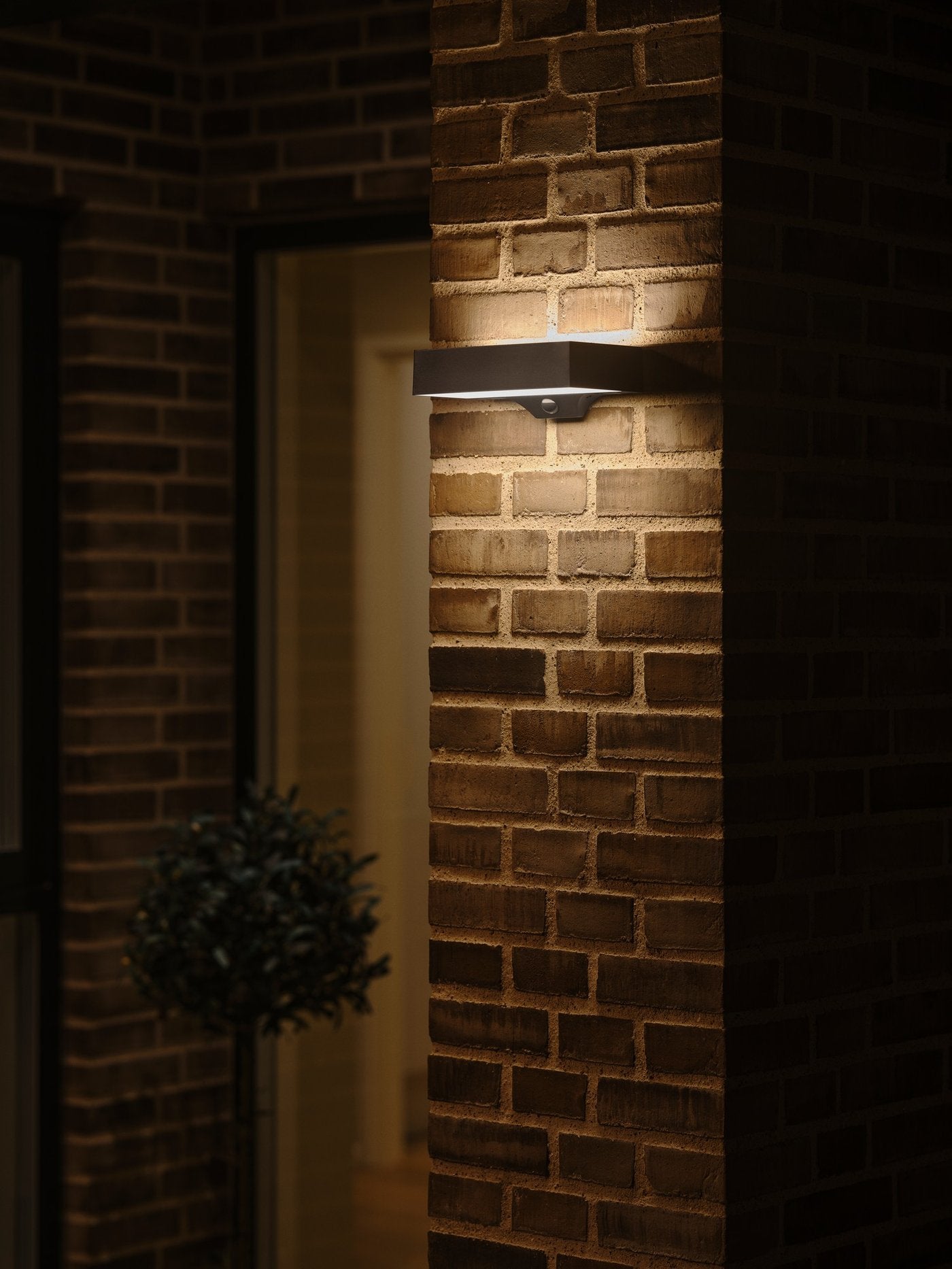 Monay Square Solar Wall light 5W 3000K Black - 2518341003