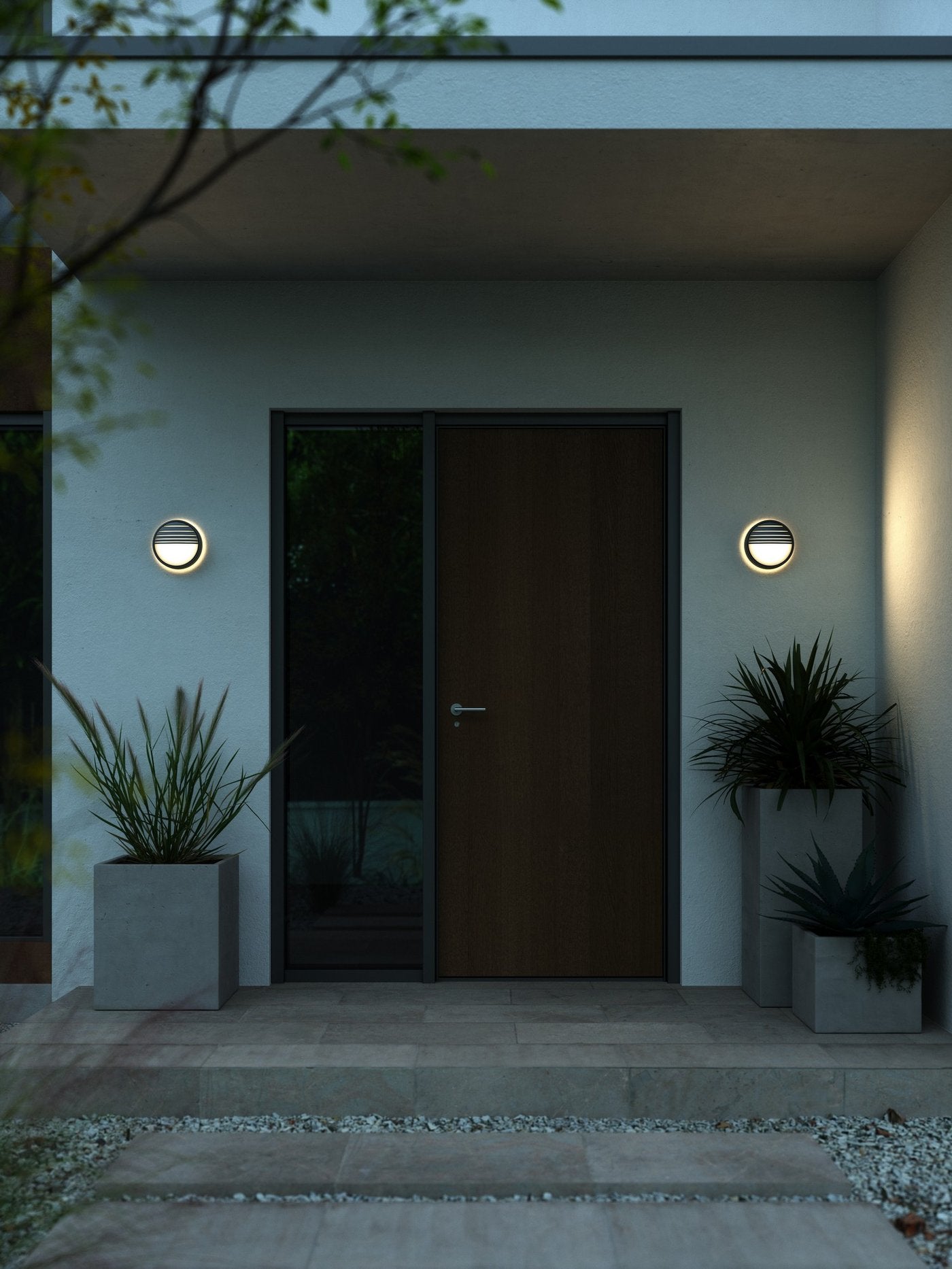 Oliver LED Exterior Wall Light 9W 2700K Black- 2218261003