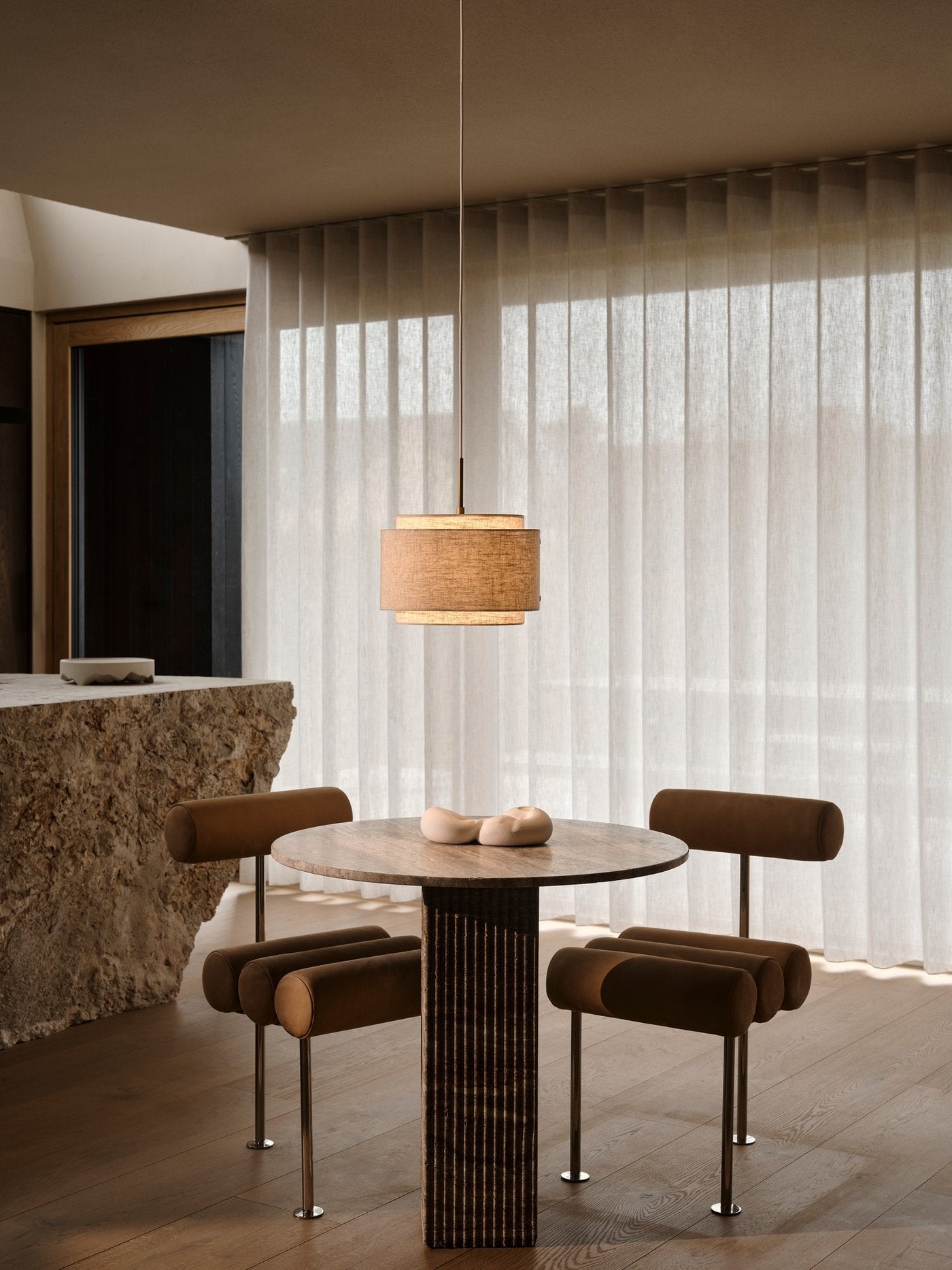 Takai 300mm Pendant Lamp Beige - 2620003018