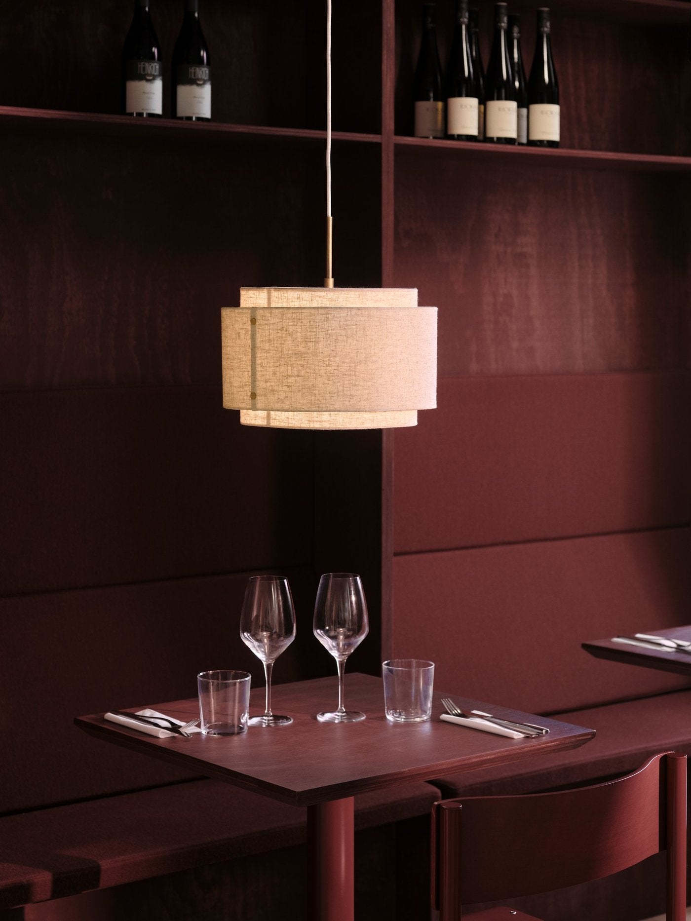 Takai 300mm Pendant Lamp Beige - 2620003018