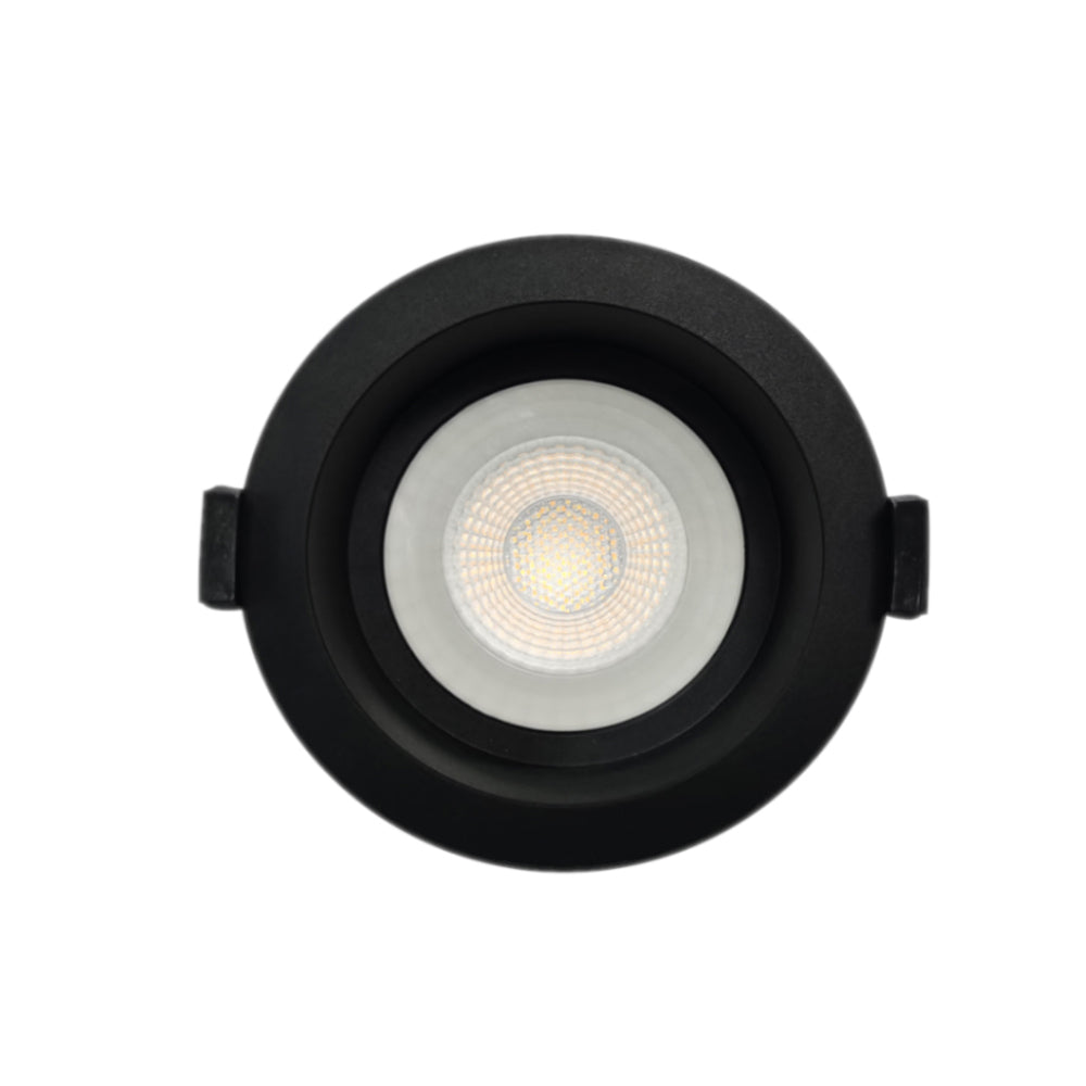 Buy Recessed LED Downlights Australia MACRO Recessed LED Downlight Black Polycarbonate 3CCT - MACRO DL105-BK3C