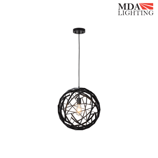 Malmo Small Pendant Light Black - MDAMAL1SBK
