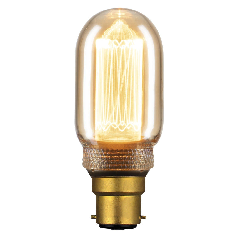 LED Filament Globes B22 4W 240V Amber 1800K - 9B22LED21