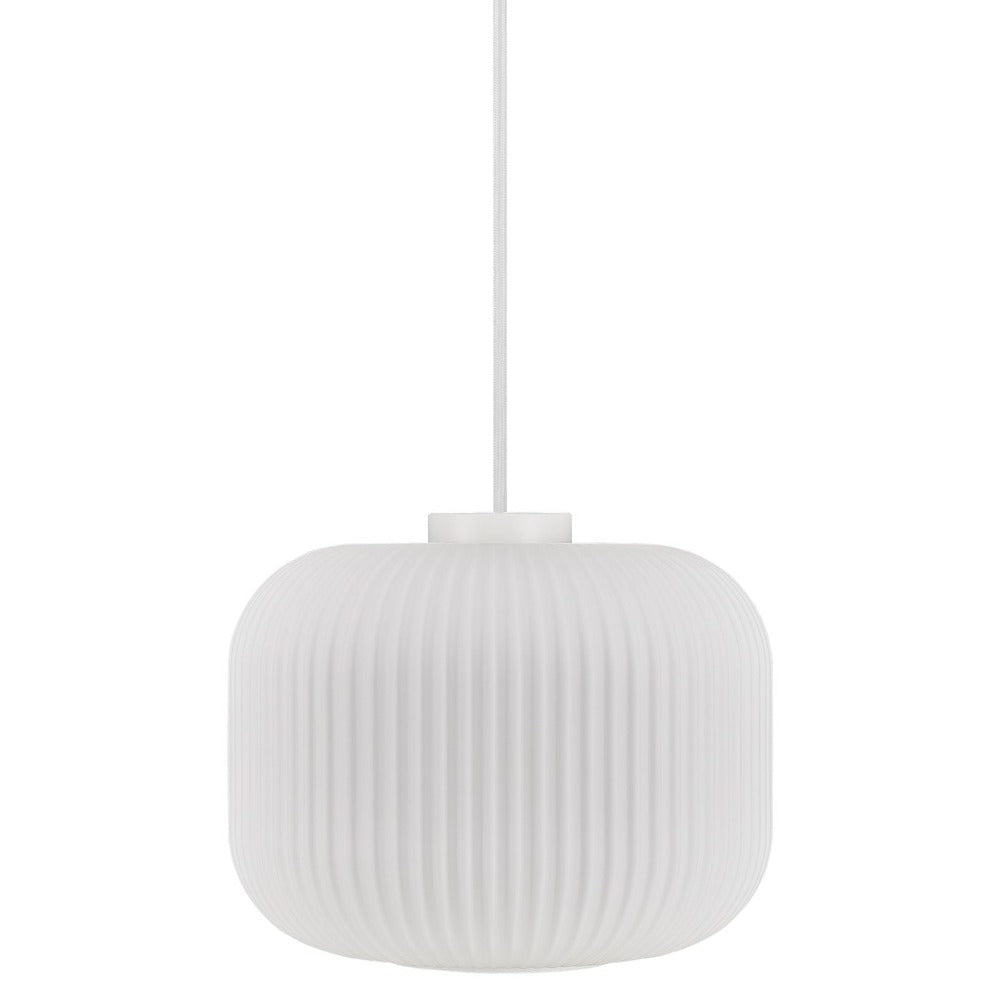 Milford Pendant Light W300mm White Metal - 46583001