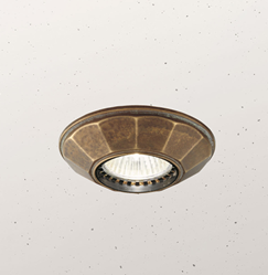 Mini GU5.3 Flush Mount Light Antique Brass - IL.208.09.OO