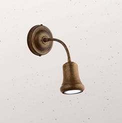 Mini Wall Light Antique Brass - IL.208.20.OO