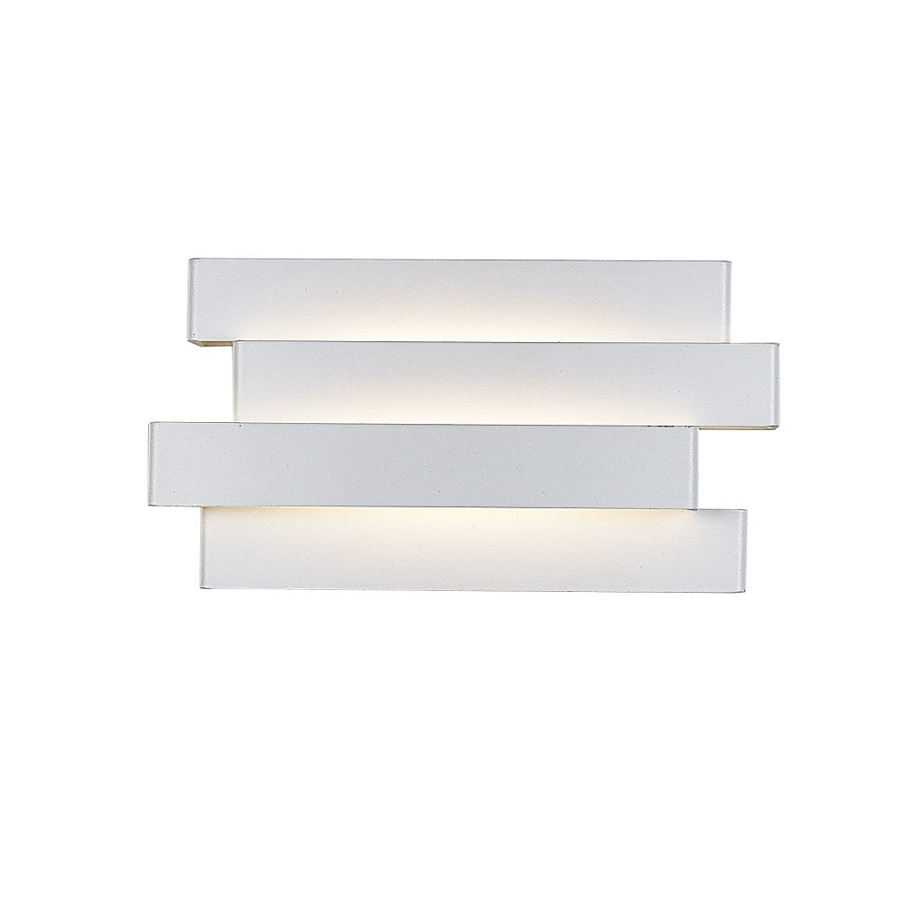 Nagoya Up & Down Wall Light White Aluminium 3CCT - NAGOYA